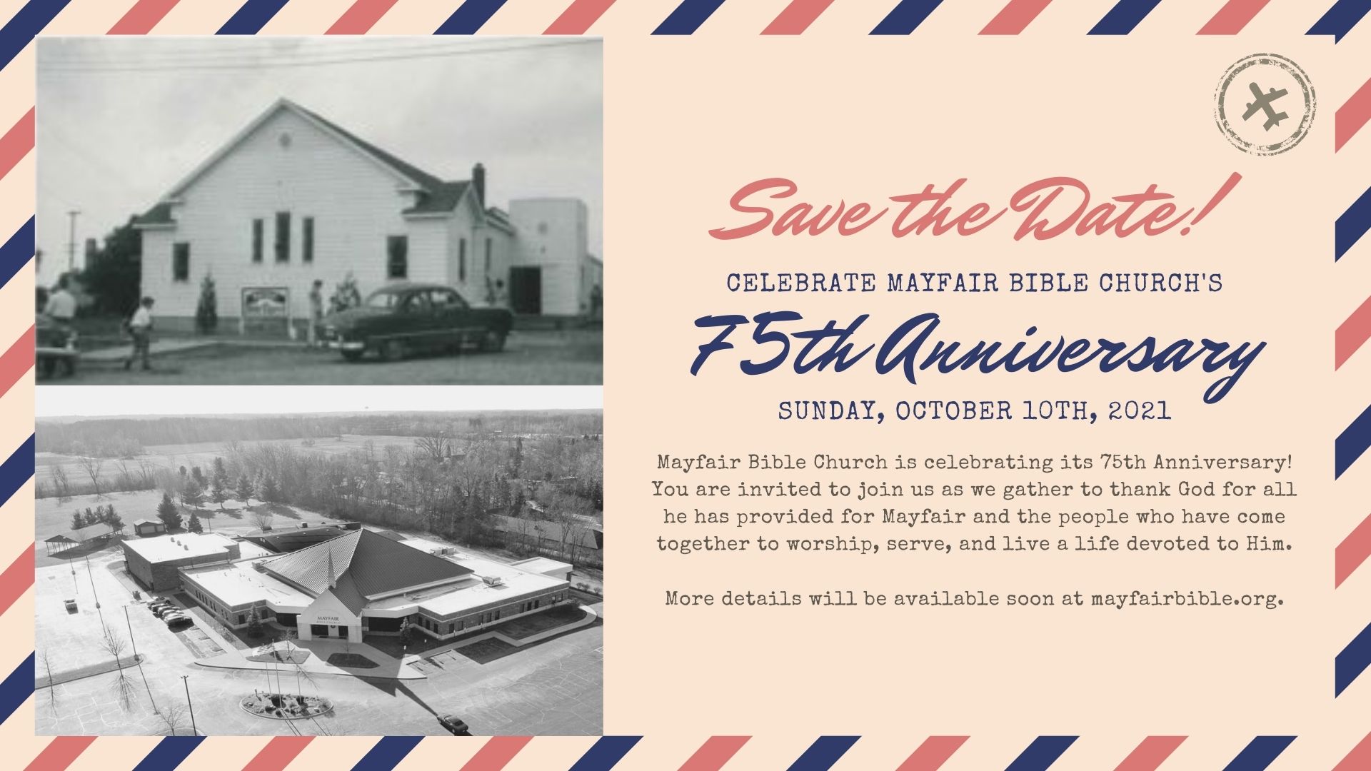 Mayfair Bible Church 75th Anniversary